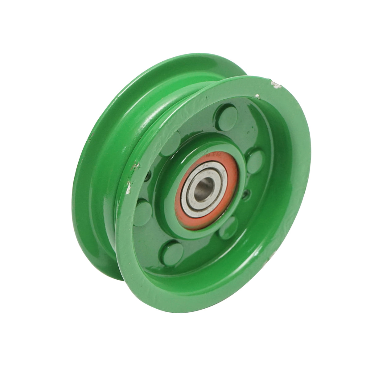 Tensioner pulley for John Deere combine OEM code AH140497
